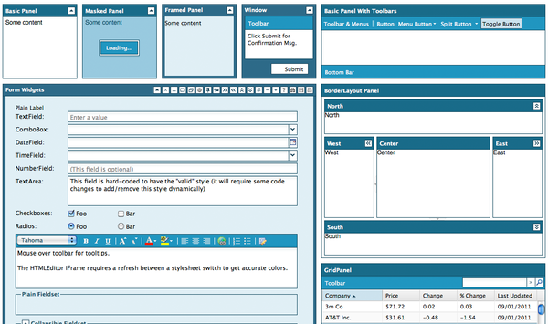 tobiuBlue2 for ExtJS 3.x